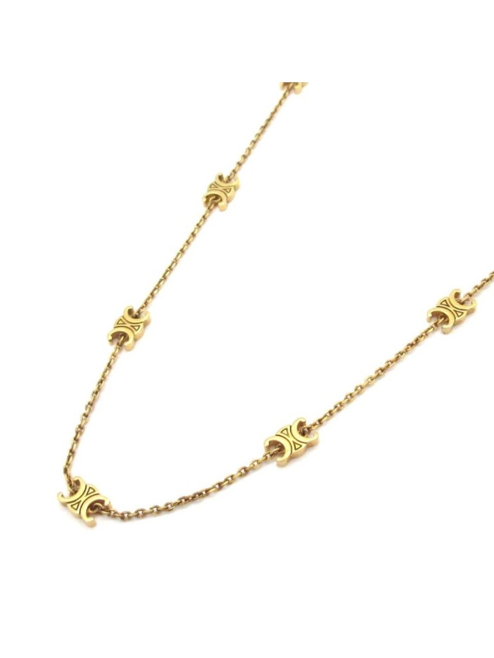 Celine Necklace Mini Triomphe Gold